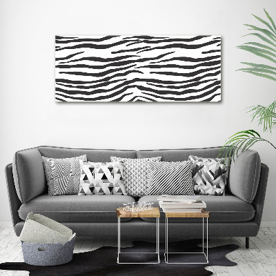 Foto obraz na ścianę akryl Zebra tło