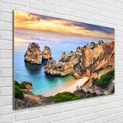 Foto obraz szkło akryl Lagos Portugalia