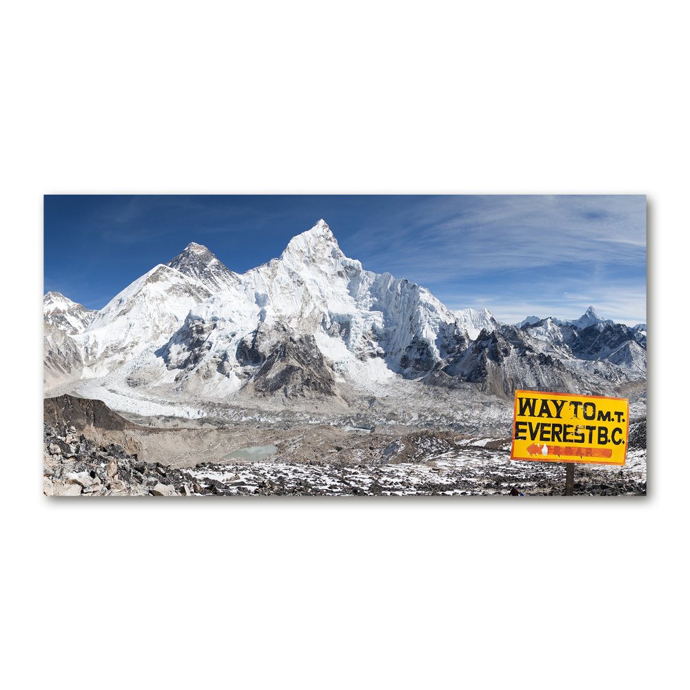 Foto obraz szkło akryl Góra Everest