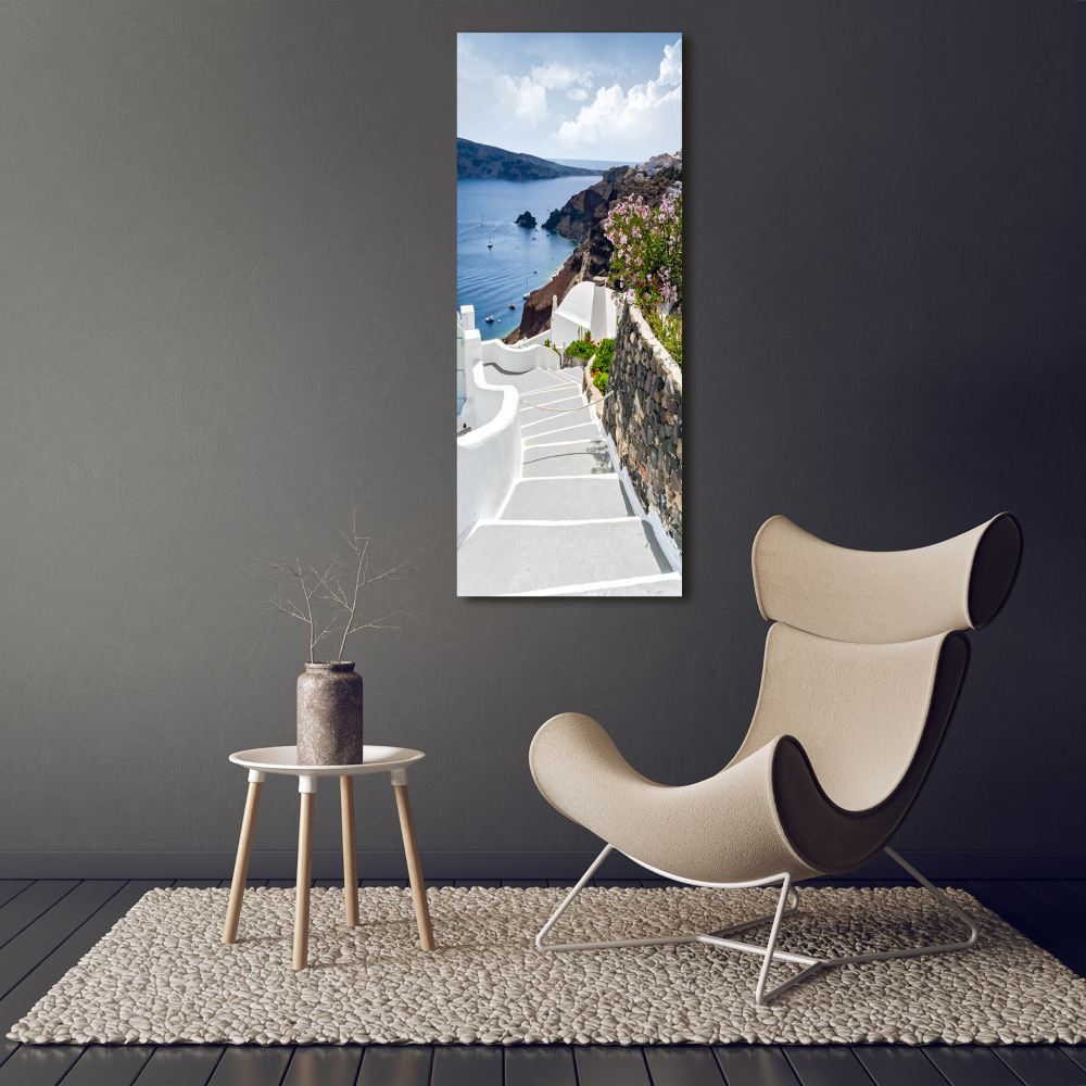 Foto obraz szkło akryl pionowy Santorini Grecja