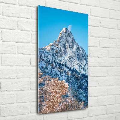 Obraz zdjęcie na ścianę akryl pionowy Giewont Tatry