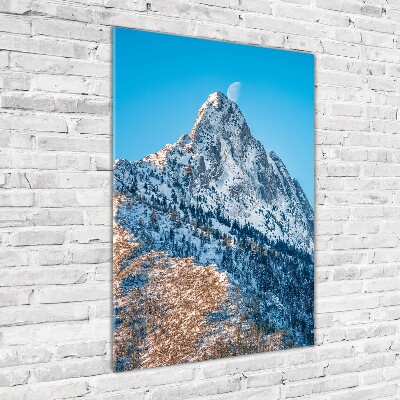 Obraz zdjęcie na ścianę akryl pionowy Giewont Tatry