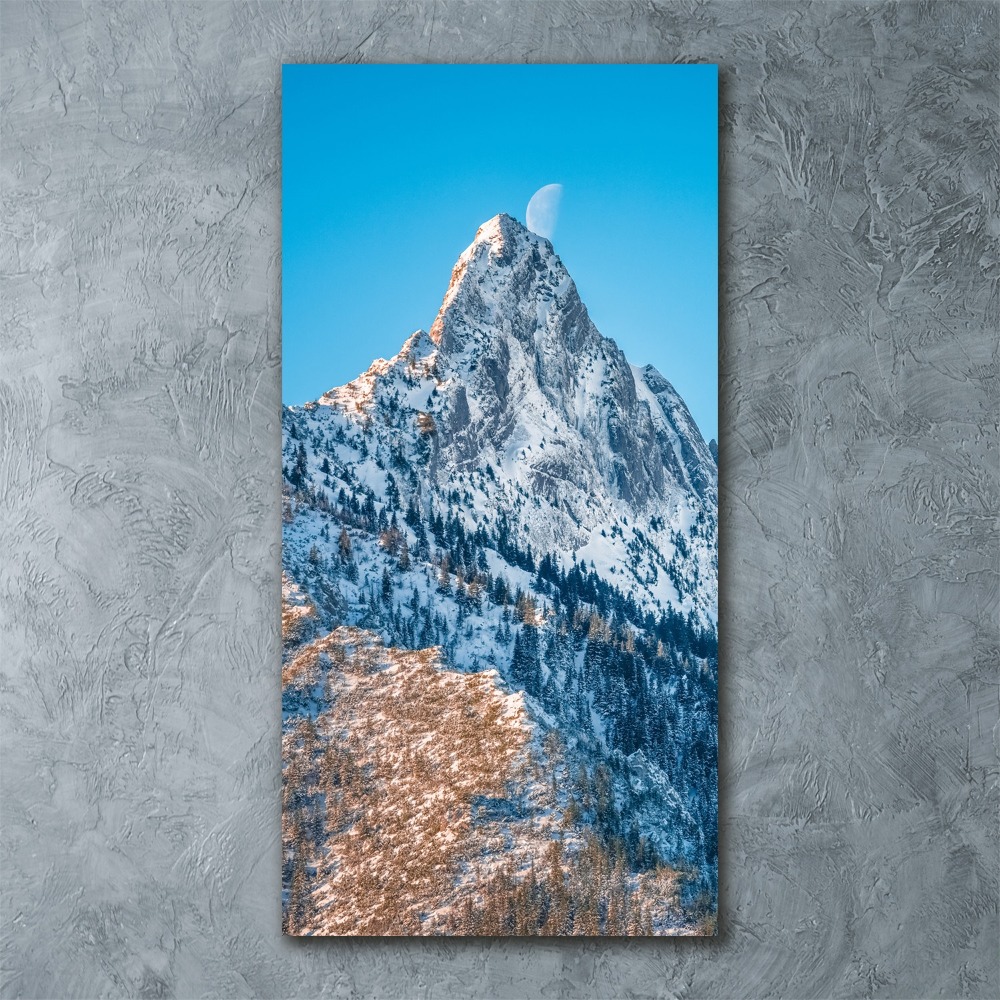 Obraz zdjęcie na ścianę akryl pionowy Giewont Tatry