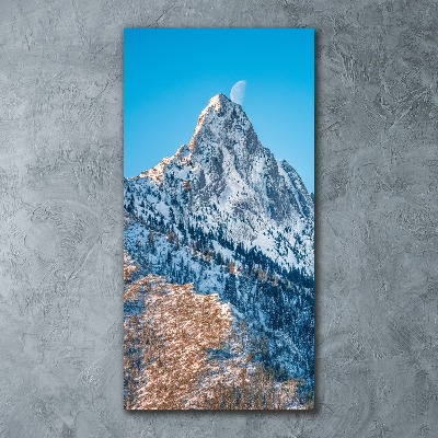 Obraz zdjęcie na ścianę akryl pionowy Giewont Tatry