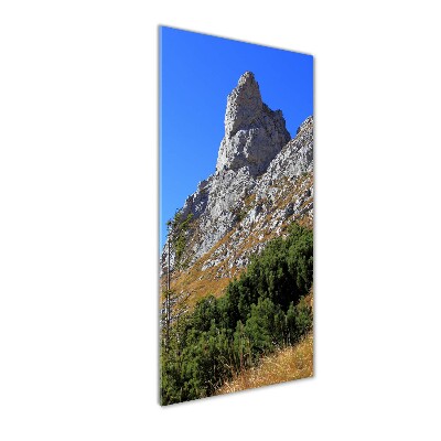 Obraz zdjęcie szkło akryl pionowy mały Giewont Tatry