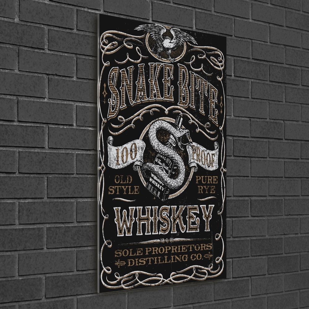 Foto obraz szkło akryl pionowy Whiskey