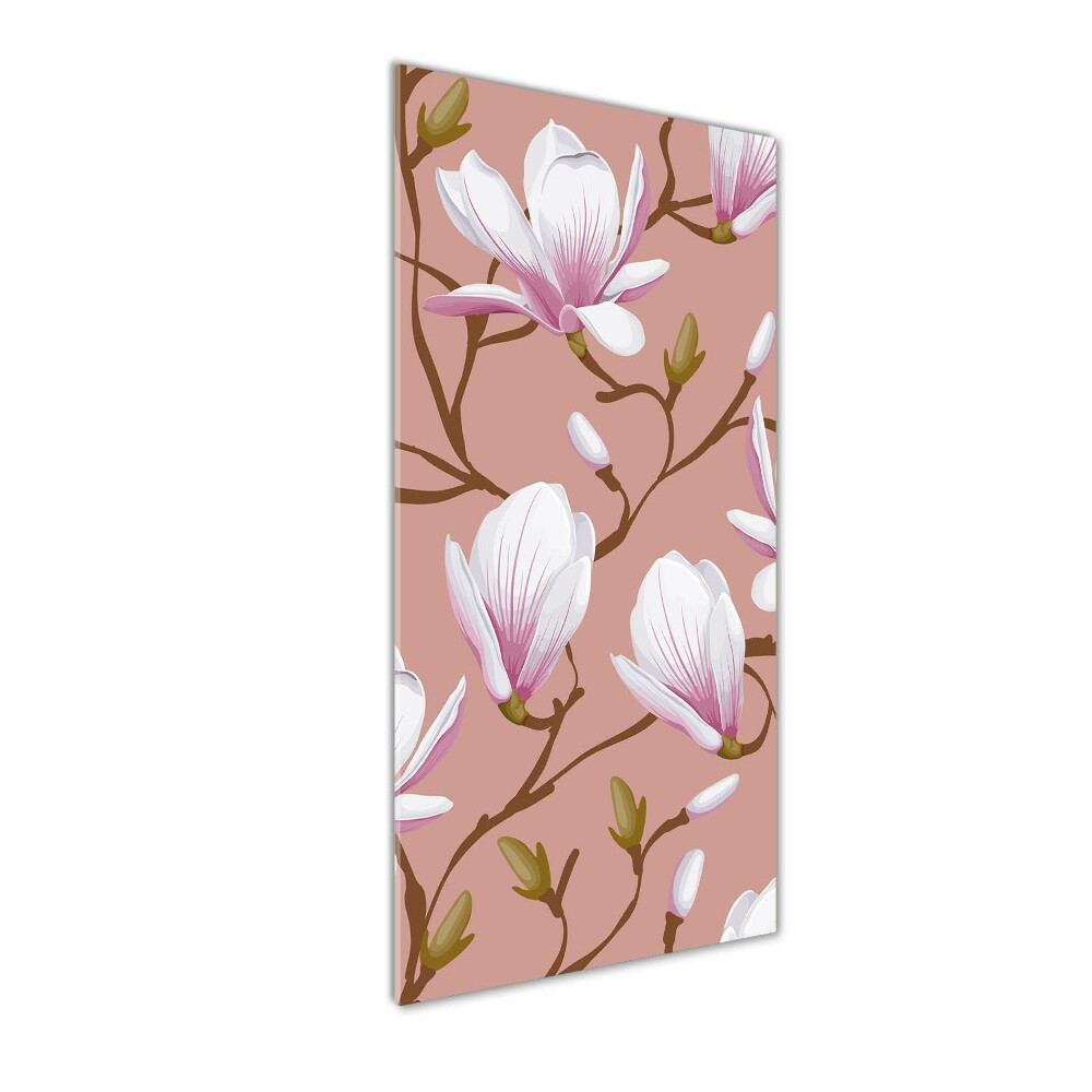 Obraz zdjęcie szkło akryl pionowy Magnolia