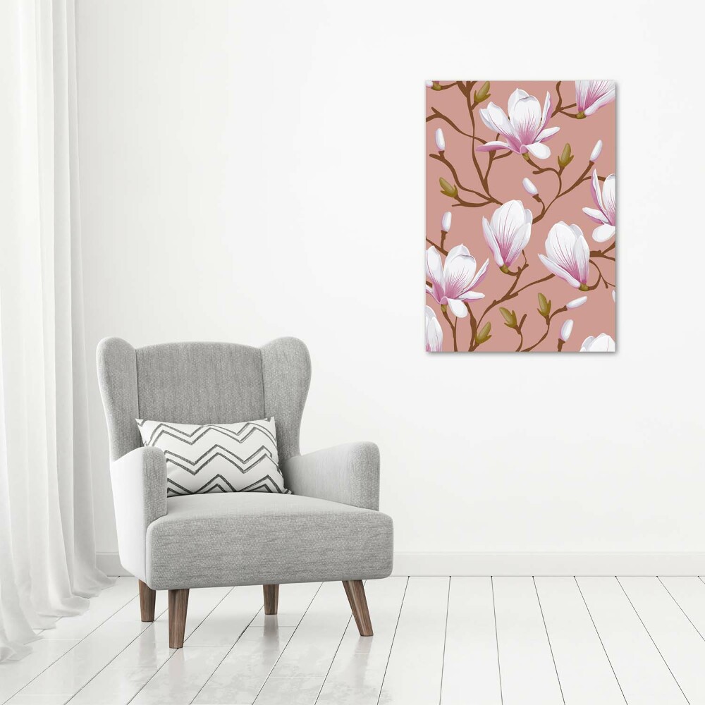 Obraz zdjęcie szkło akryl pionowy Magnolia