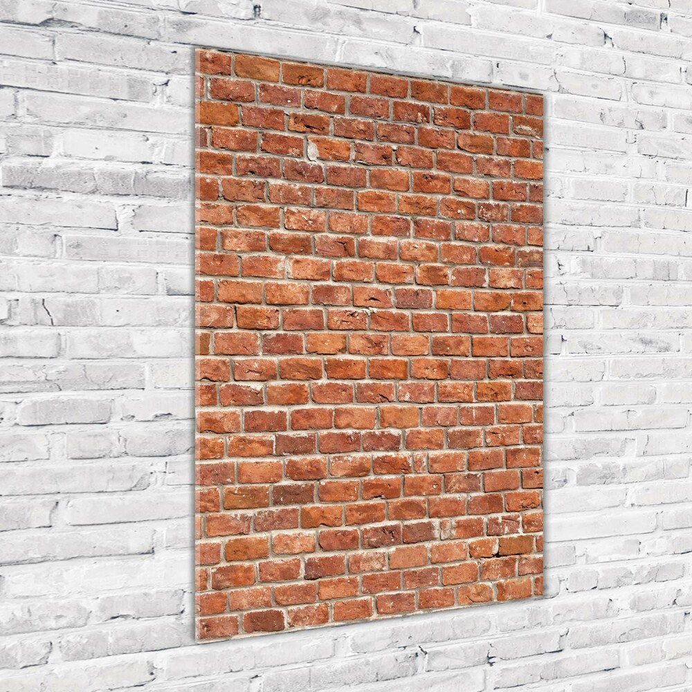 Foto obraz akryl pionowy Ceglana ściana