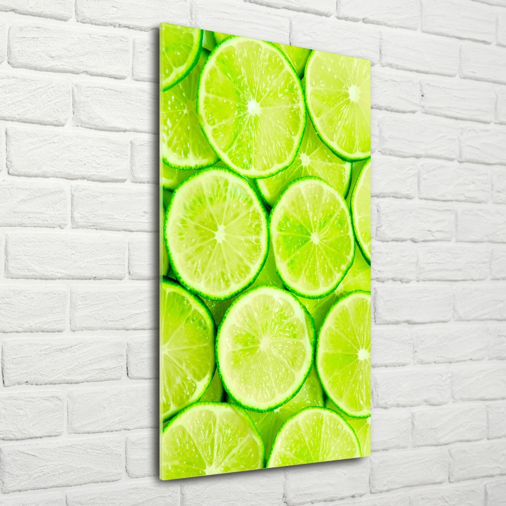 Obraz zdjęcie na ścianę akryl pionowy Limonki