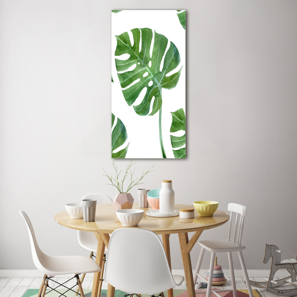 Obraz zdjęcie na ścianę akryl pionowy Monstera