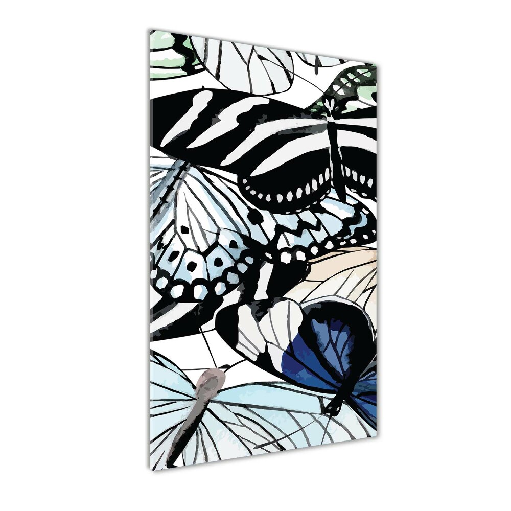 Obraz zdjęcie na scianę akrylowy pionowy Motyle