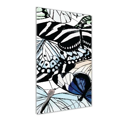 Obraz zdjęcie na scianę akrylowy pionowy Motyle