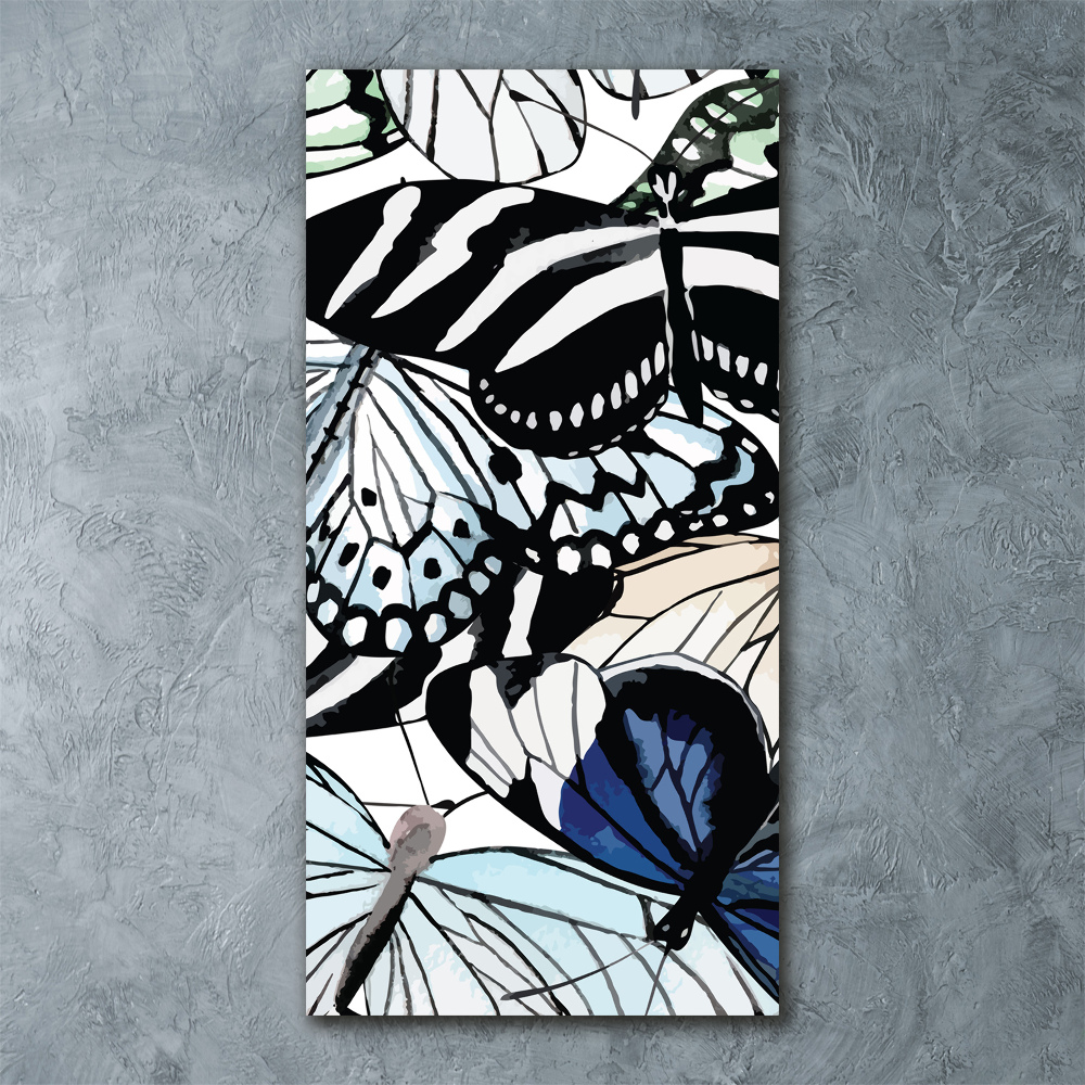 Obraz zdjęcie na scianę akrylowy pionowy Motyle
