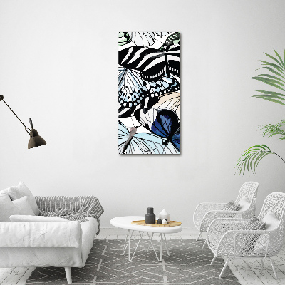 Obraz zdjęcie na scianę akrylowy pionowy Motyle