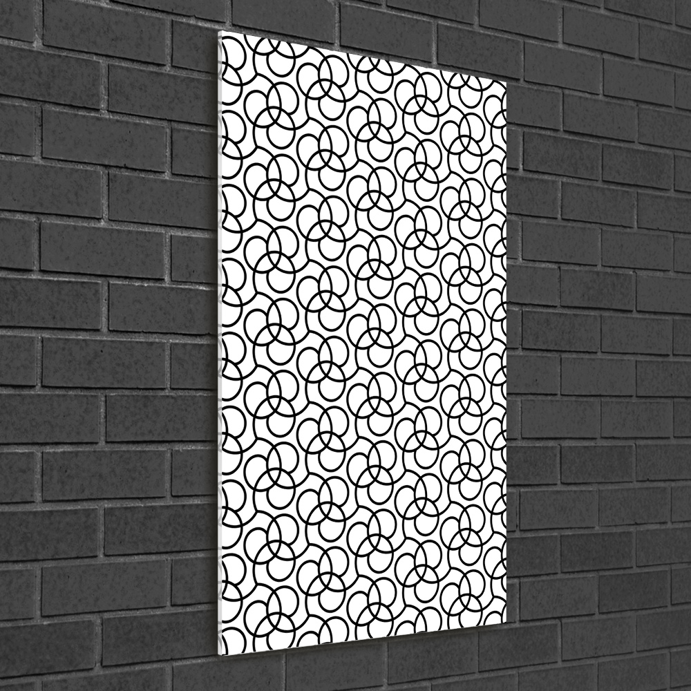 Foto obraz szkło akryl pionowy Geometryczne tło