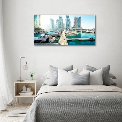 Foto obraz na płótnie Marina w Dubaju