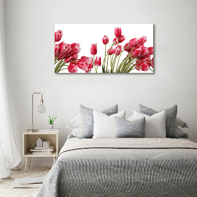 Foto obraz na płótnie Czerwone tulipany