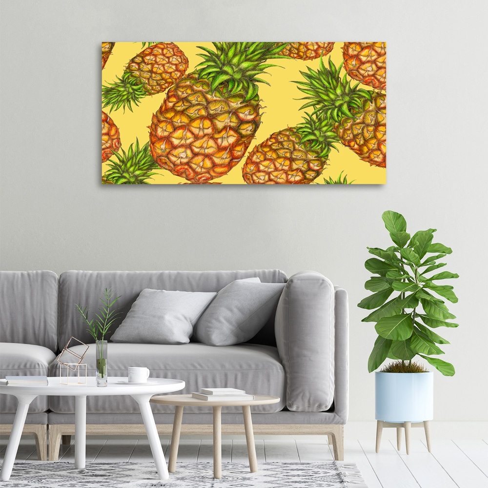 Foto obraz canvas Ananasy