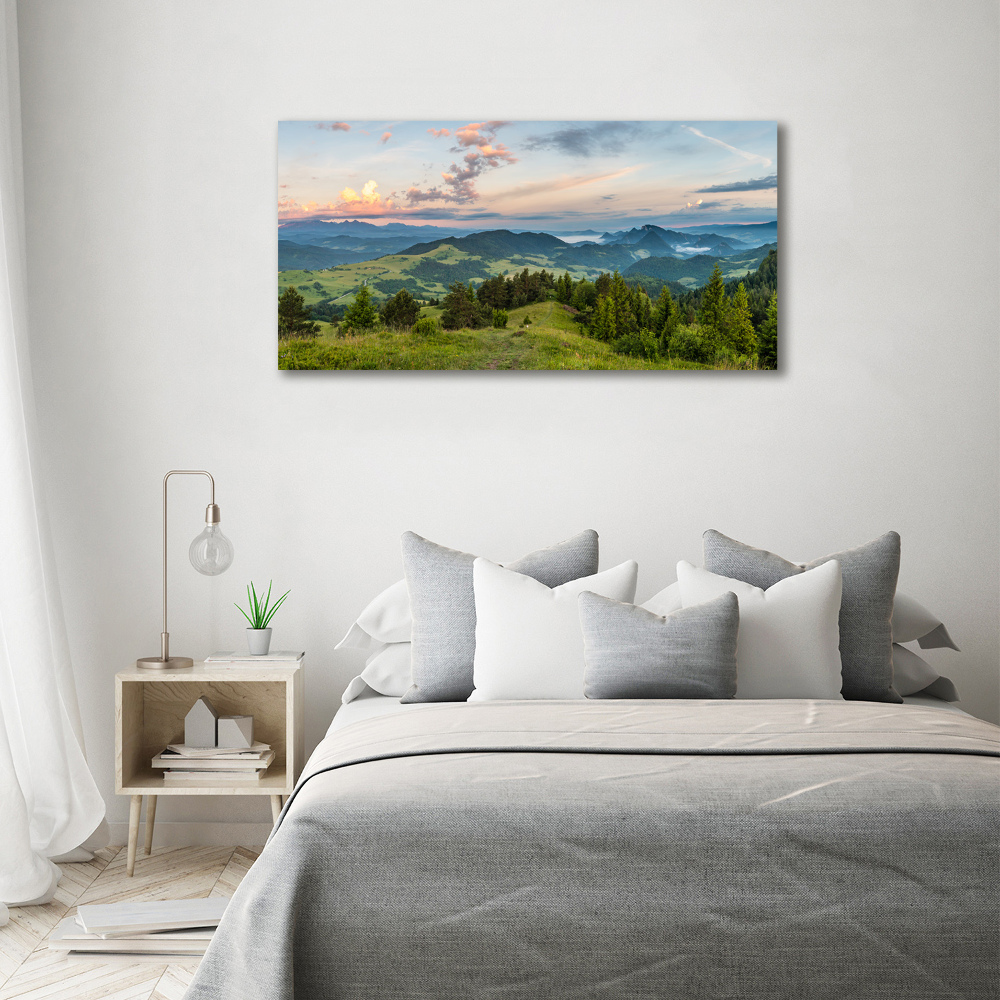 Foto obraz na płótnie Panorama Pieniny