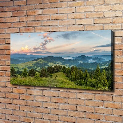 Foto obraz na płótnie Panorama Pieniny