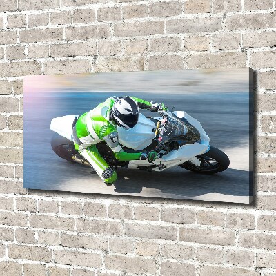 Foto obraz na płótnie Wyścig motocyklowy