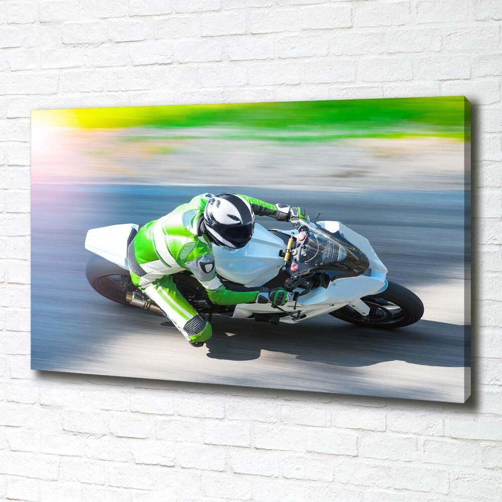 Foto obraz na płótnie Wyścig motocyklowy