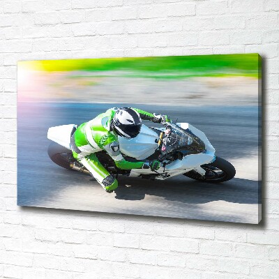 Foto obraz na płótnie Wyścig motocyklowy