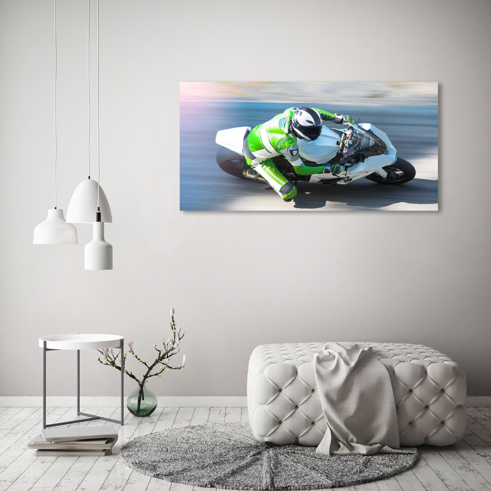 Foto obraz na płótnie Wyścig motocyklowy