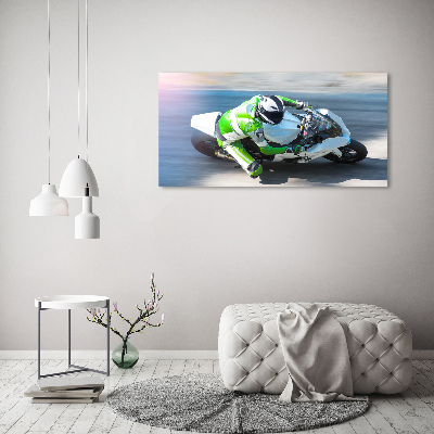 Foto obraz na płótnie Wyścig motocyklowy