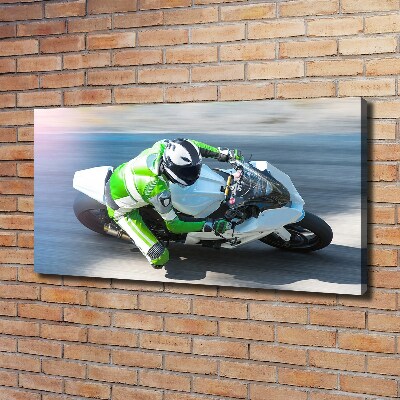 Foto obraz na płótnie Wyścig motocyklowy