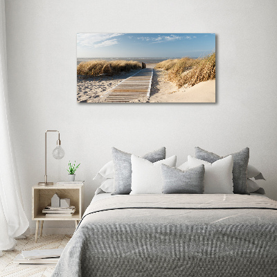 Foto obraz na płótnie Ścieżka na plaży