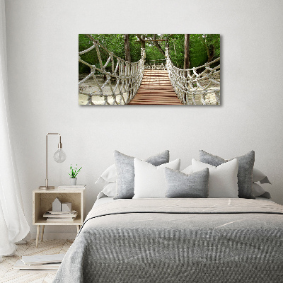Foto obraz canvas Most linowy