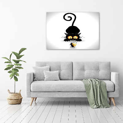 Foto obraz canvas Kot i mysz
