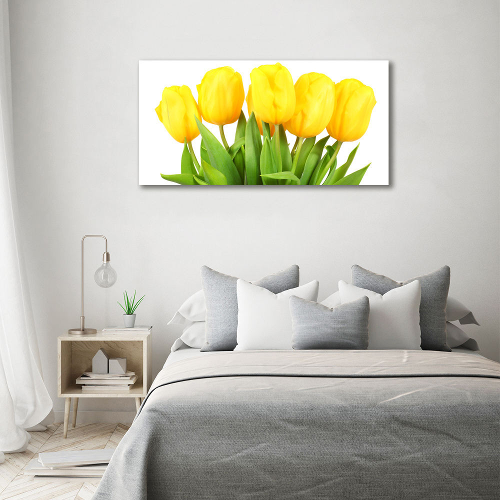 Foto obraz na płótnie Żółte tulipany