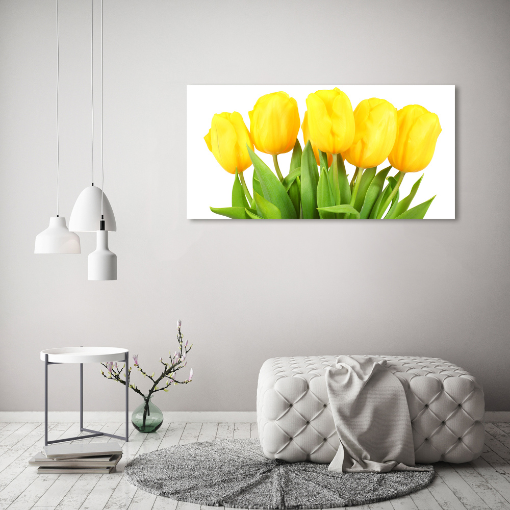 Foto obraz na płótnie Żółte tulipany