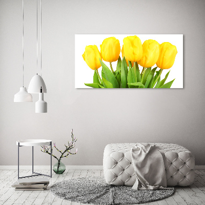 Foto obraz na płótnie Żółte tulipany