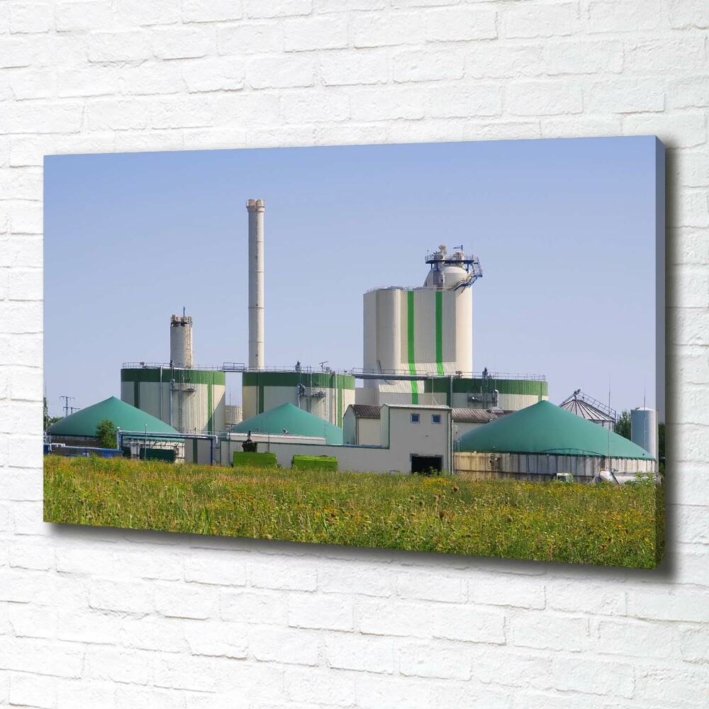 Foto obraz canvas Biogazownia