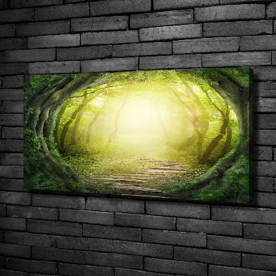 Foto obraz na płótnie Tunel z drzew
