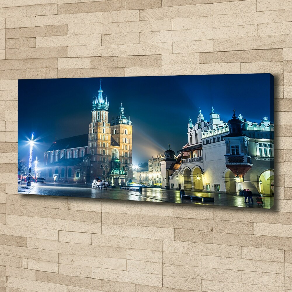 Foto obraz canvas Kraków nocą