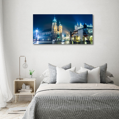 Foto obraz canvas Kraków nocą