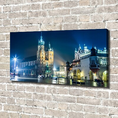 Foto obraz canvas Kraków nocą
