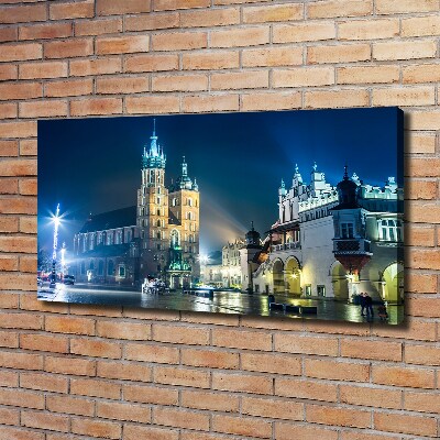 Foto obraz canvas Kraków nocą