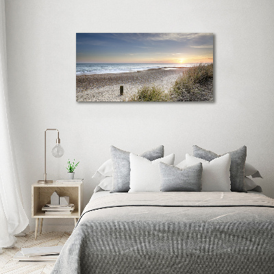 Foto obraz canvas Zachód słońca i wydmy