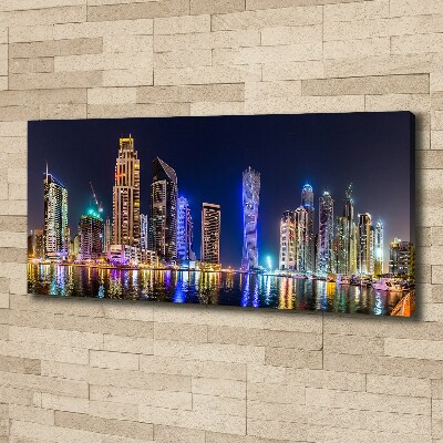 Foto obraz canvas Dubaj nocą