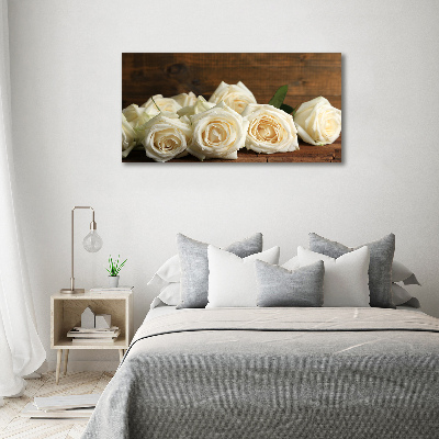 Foto obraz canvas Białe róże