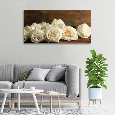 Foto obraz canvas Białe róże