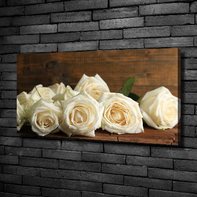Foto obraz canvas Białe róże