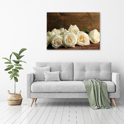 Foto obraz canvas Białe róże