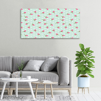 Foto obraz canvas Róże wzór